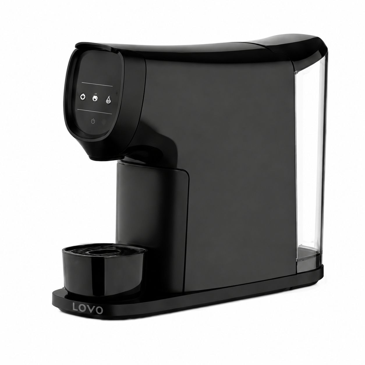 Sleek Black Coffee Machine